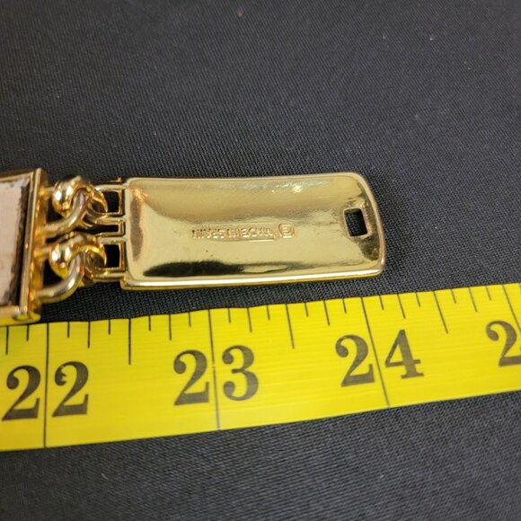 Avignon Adjustable Leather Belt | Brass Hook Buckle Made in Spain | 24–39" Waist - Picture 8 of 10